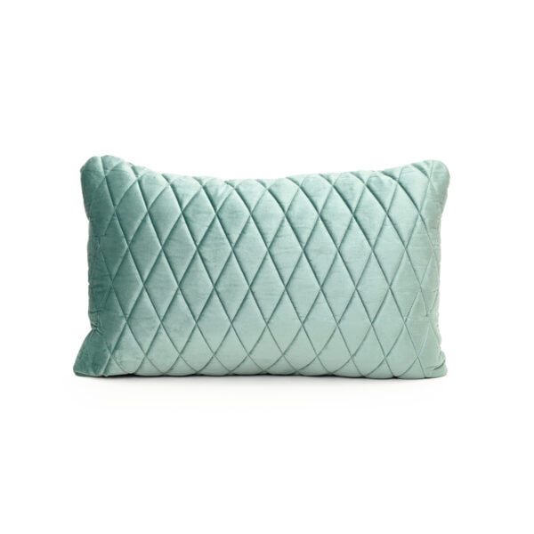 Aqua Green Velvet Cushion