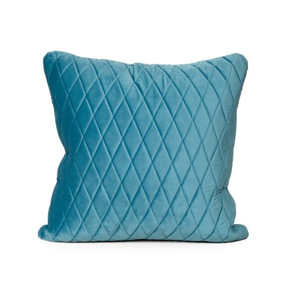 Adriatic Blue Velvet Cushion