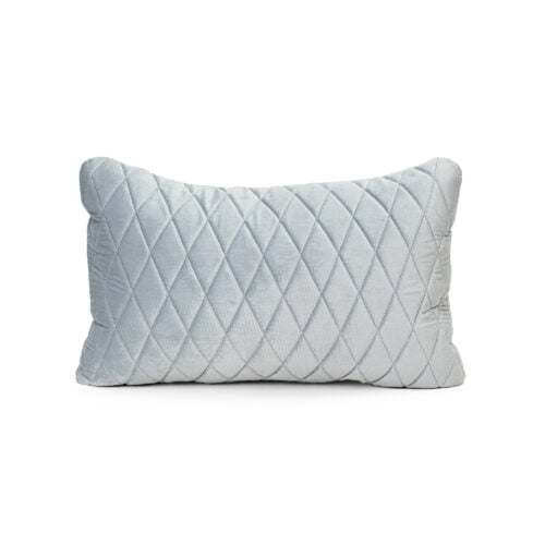 Blue Grey Velvet Cushion