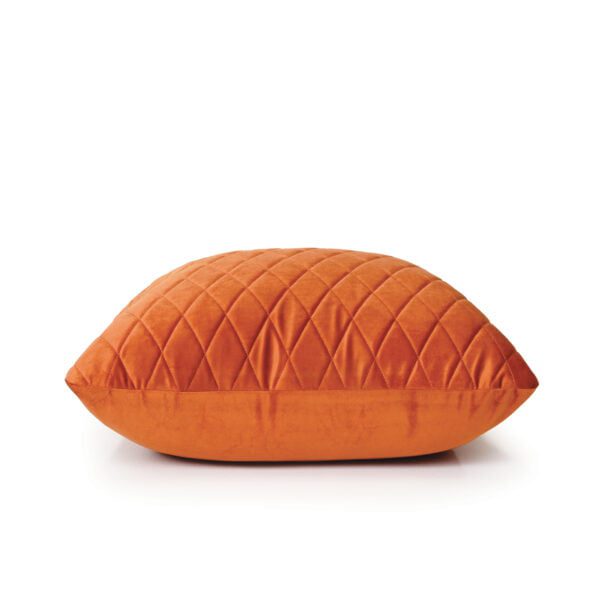 Burnt Orange Velvet Cushion