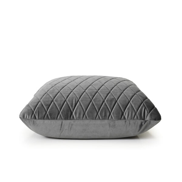 Charcoal Grey Velvet Cushion