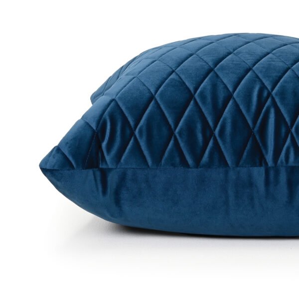 French Navy Blue Velvet Cushion