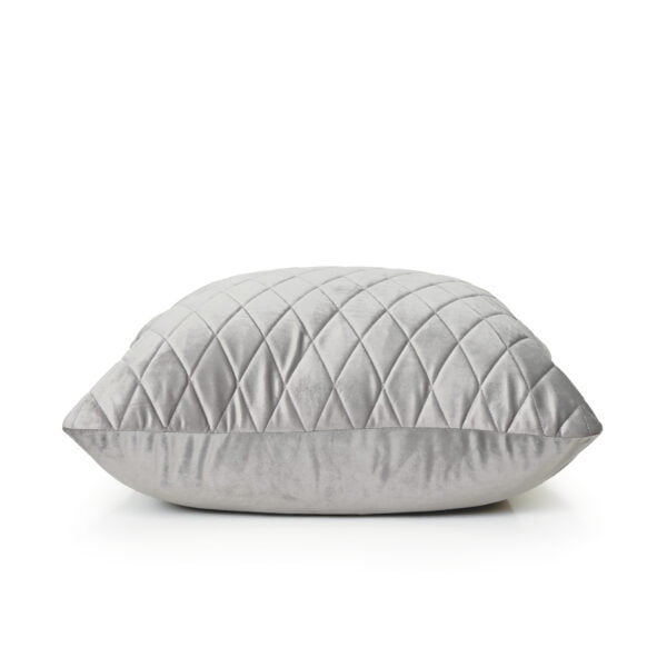 Pebble Grey Velvet Cushion