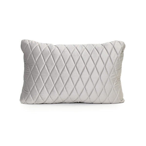 Pebble Grey Velvet Cushion