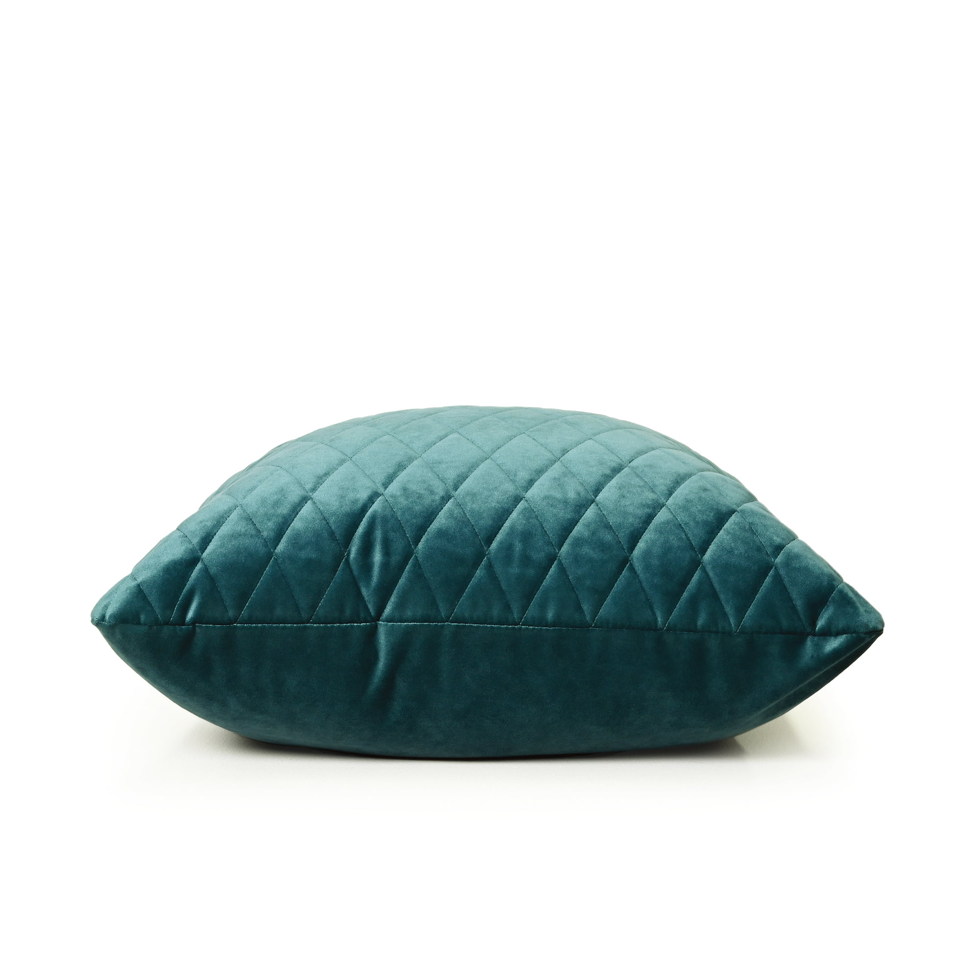 Peacock Green Velvet Cushion