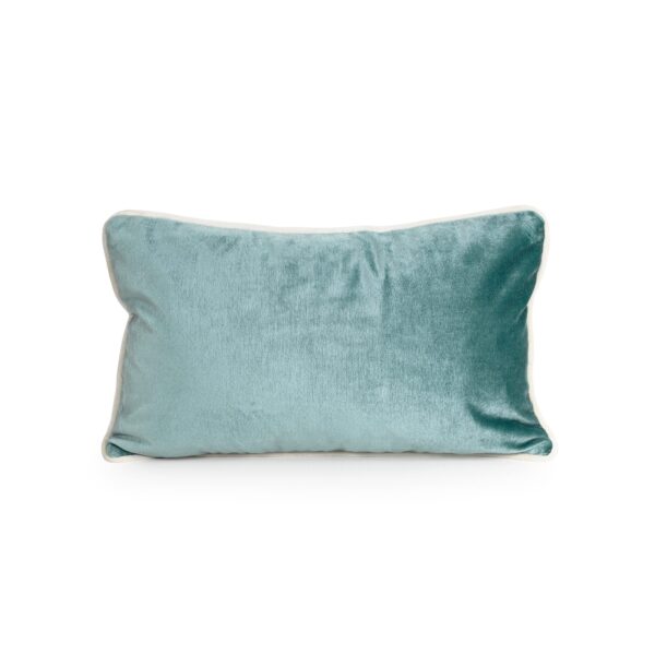 Aqua Green Velvet Cushion