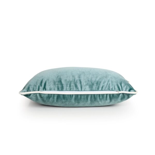 Aqua Green Velvet Cushion