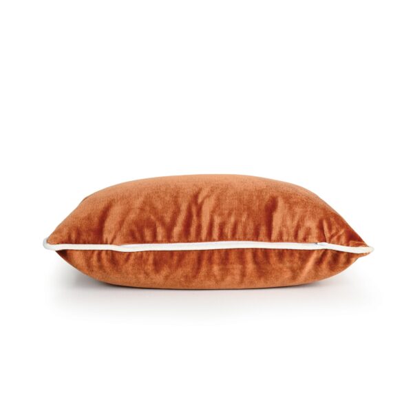 Burnt Orange Velvet Cushion