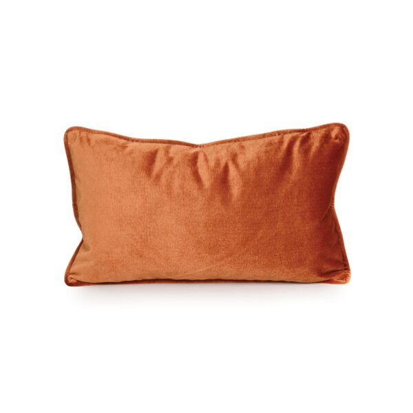 Burnt Orange Velvet Cushion