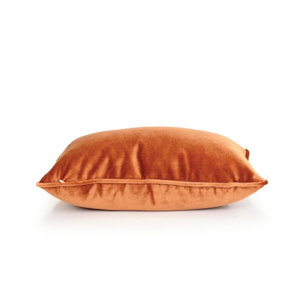 Burnt Orange Velvet Cushion