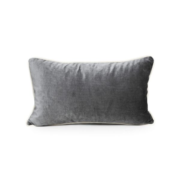 Christian Grey Velvet Cushion