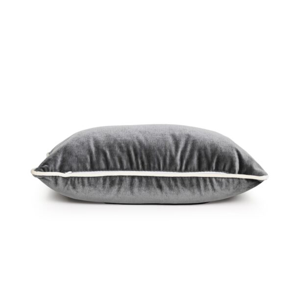 Christian Grey Velvet Cushion