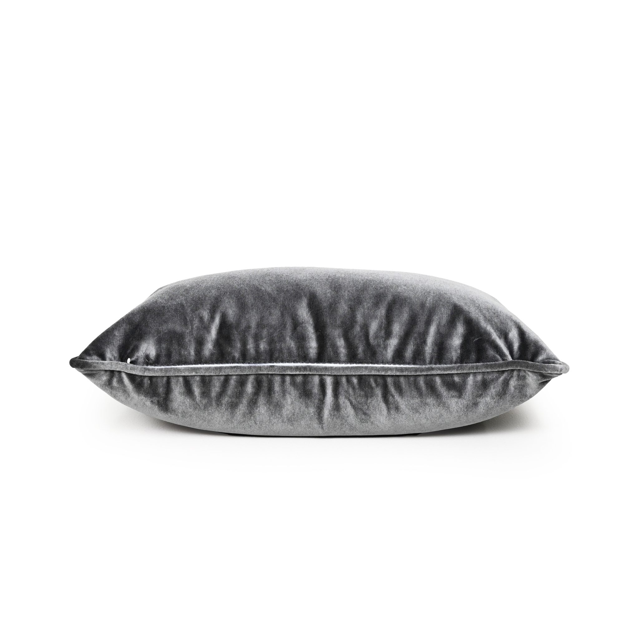 Christian Grey Velvet Cushion