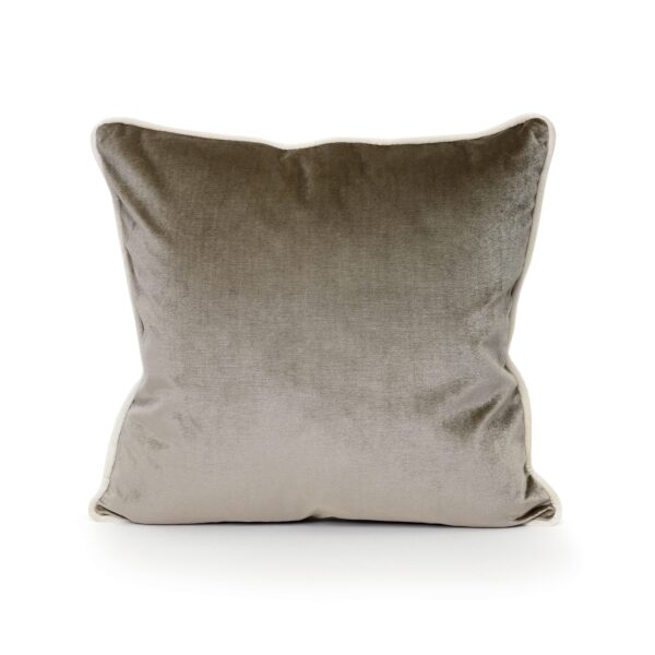 Coffee Brown Velvet Cushion