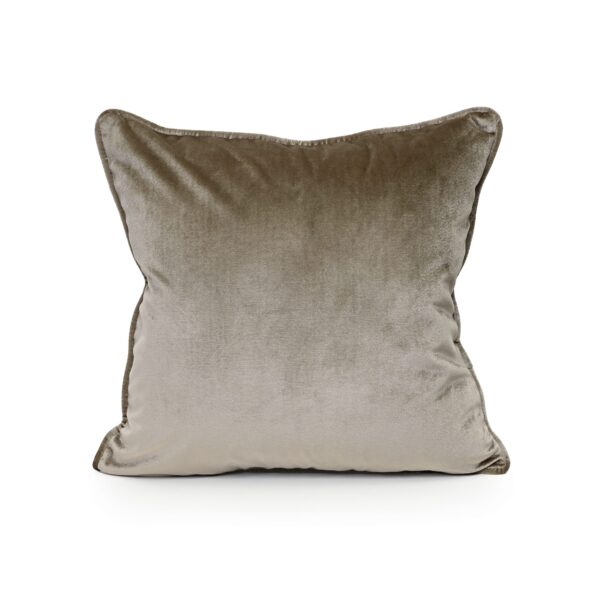 Coffee Brown Velvet Cushion