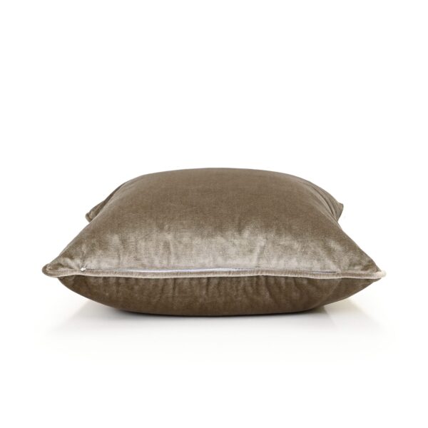 Coffee Brown Velvet Cushion