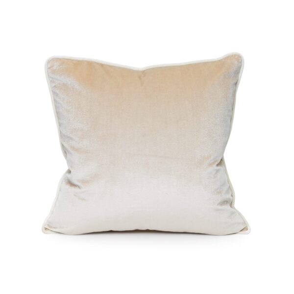 Champagne Beige Velvet Cushion