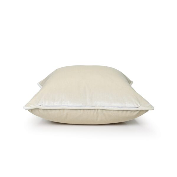 Cream Beige Velvet Cushion