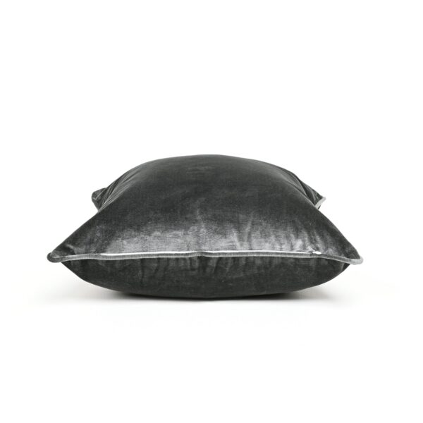 Dark Grey Velvet Cushion