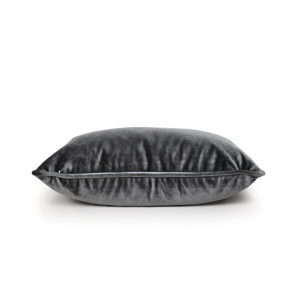 Dark Grey Velvet Cushion