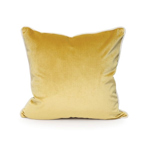 Mustard Yellow Velvet Cushion