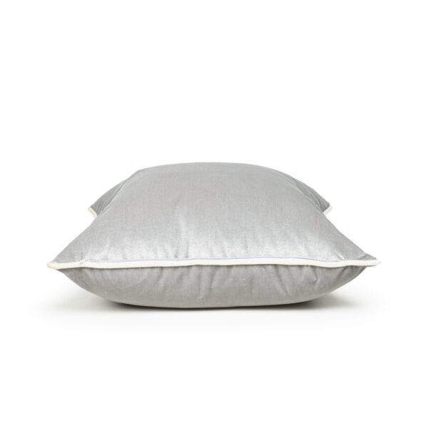 Pebble Grey Velvet Cushion