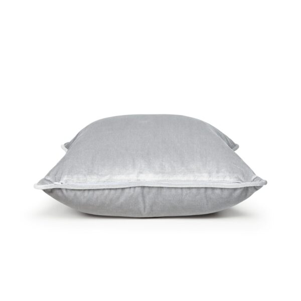 Pebble Grey Velvet Cushion