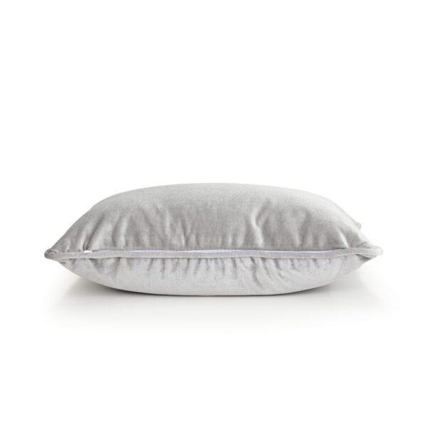 Pebble Grey Velvet Cushion