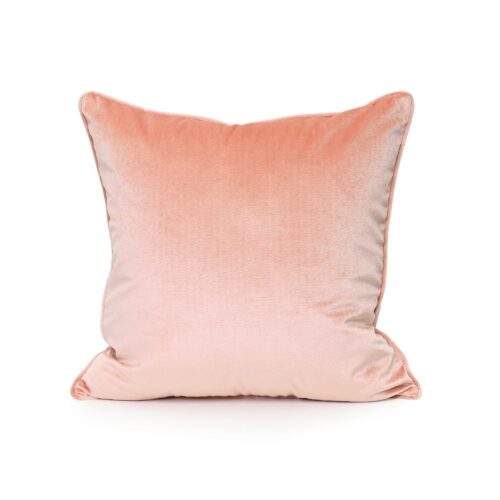 Rose Pink Velvet Cushion