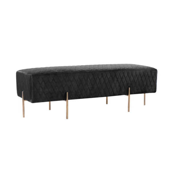 Black Bench Ottoman