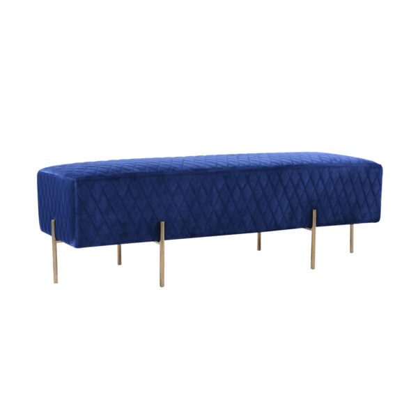 Blue Bench Ottoman