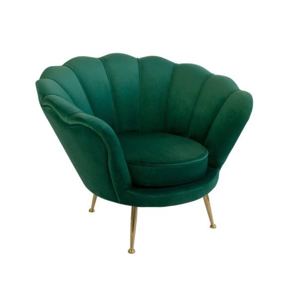 Green Shell Armchair