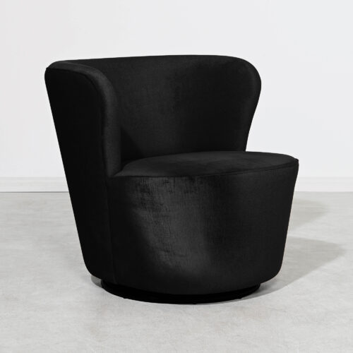 Coco Swivel Chair - BLACK