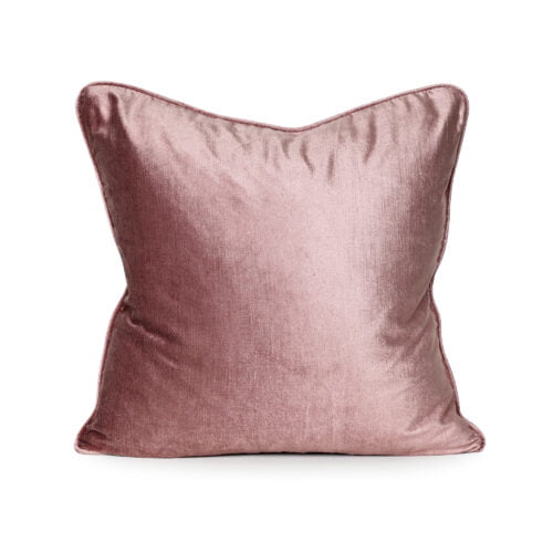 Vintage Rose Pink Velvet Cushion