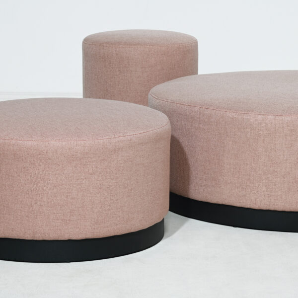 Tribeca Small Ottoman - Clay - Image 6