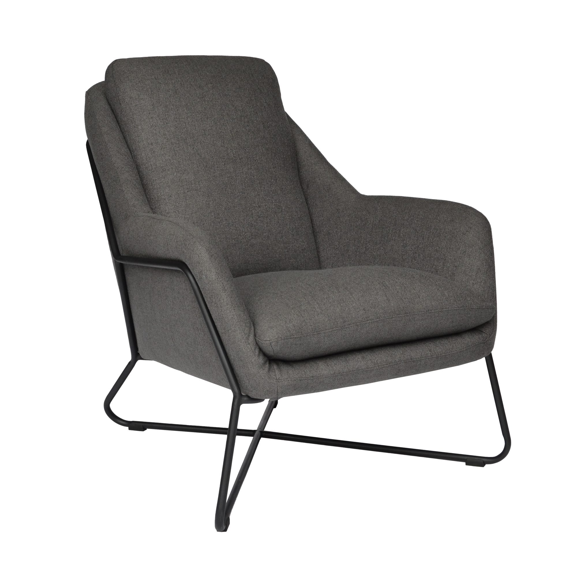 Woli Charcoal Grey Armchair
