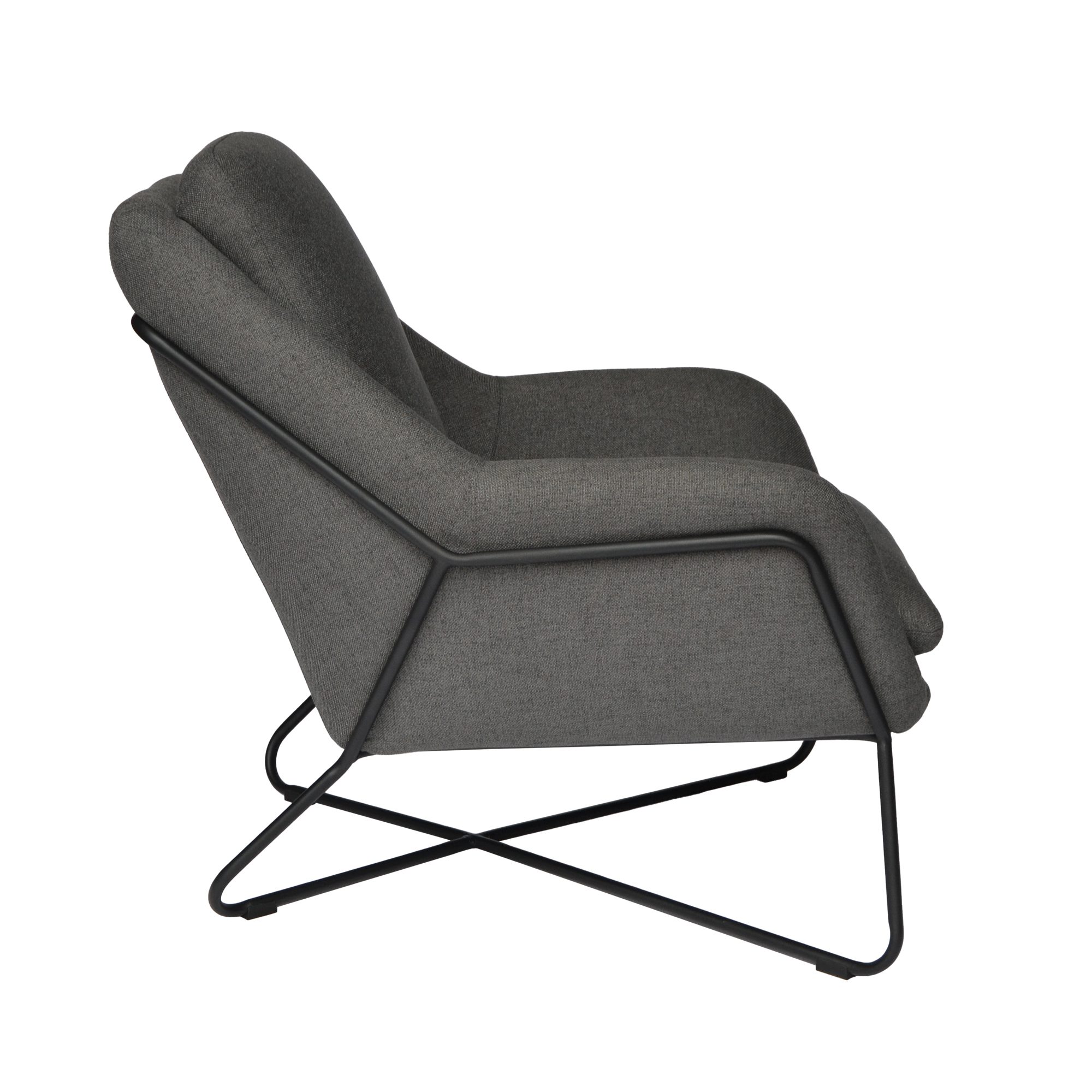 Woli Charcoal Grey Armchair