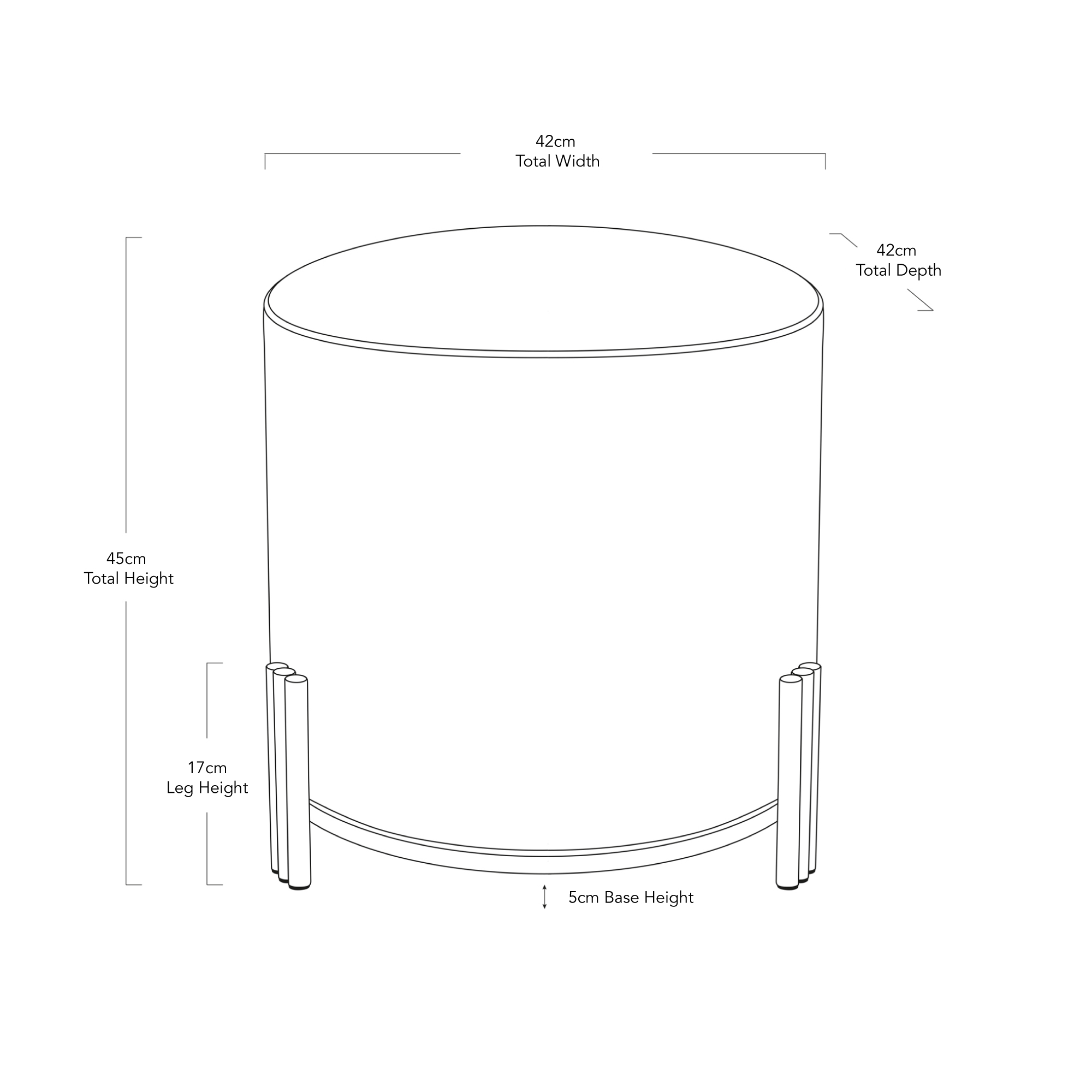 Luca Ottoman - Black - Image 7