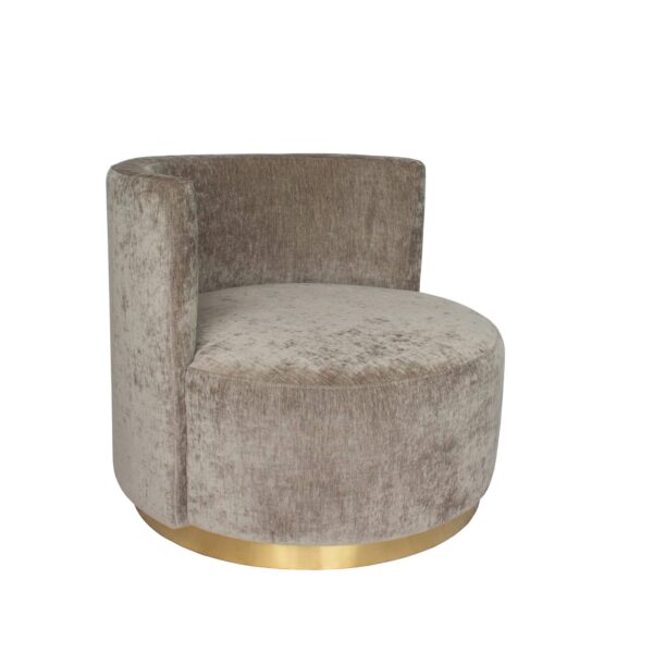 Grey Velvet Armchair