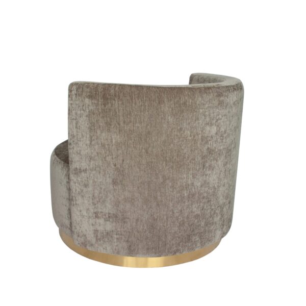 Grey Velvet Armchair