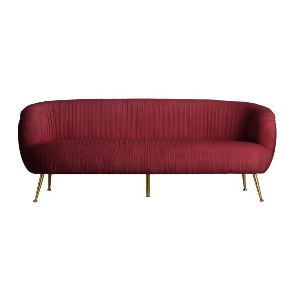 Ruby Red Sofa