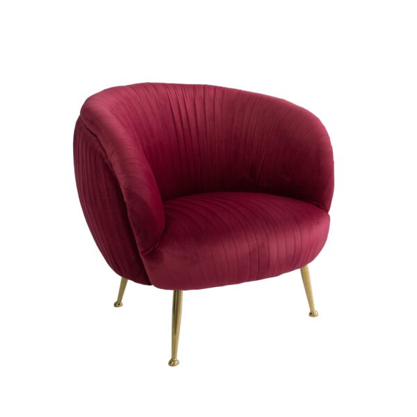 Perugia Armchair - Ruby