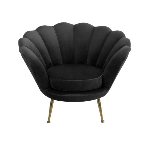 Black Shell Armchair