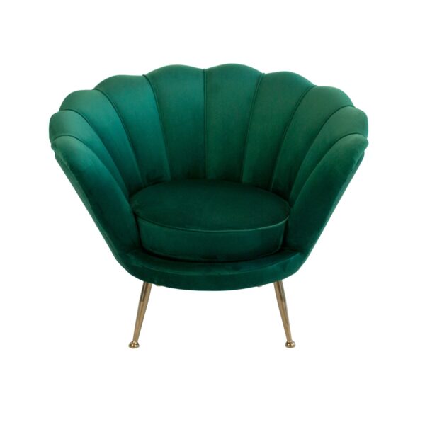 Green Shell Armchair