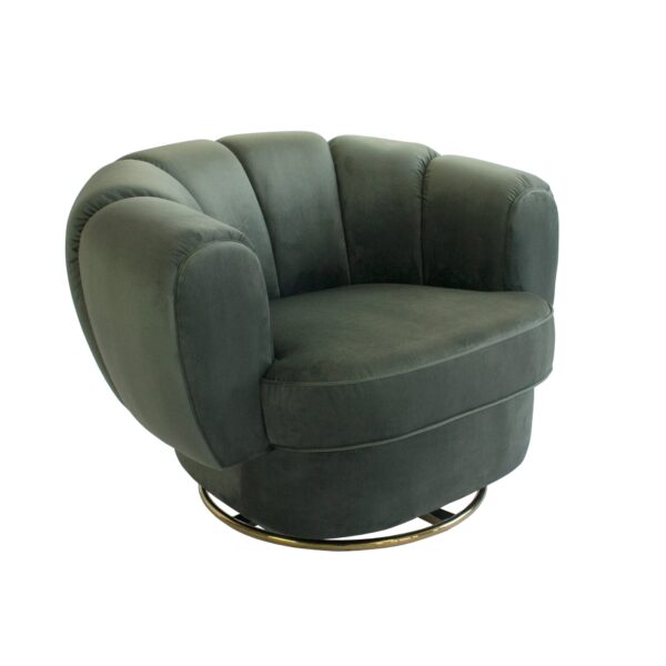 Olive Siena Swivel Chair