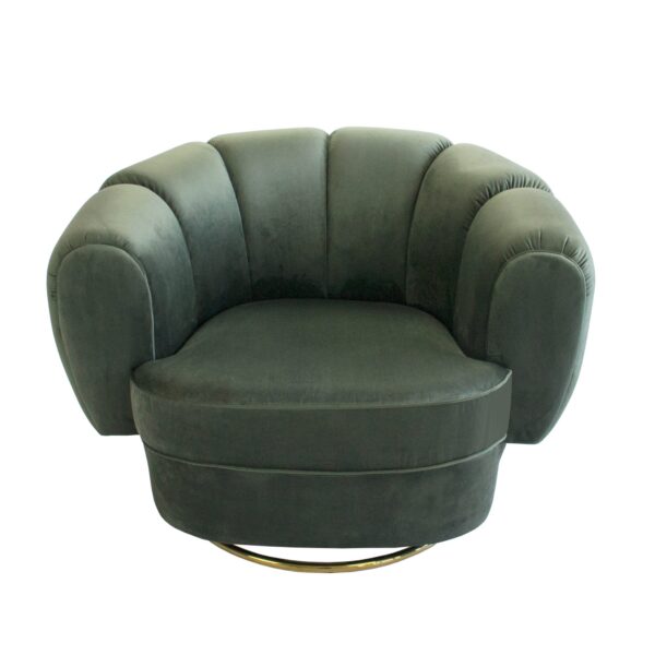 Olive Siena Swivel Chair