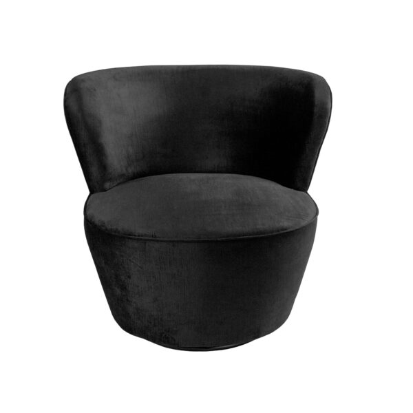 Coco Swivel Chair - BLACK