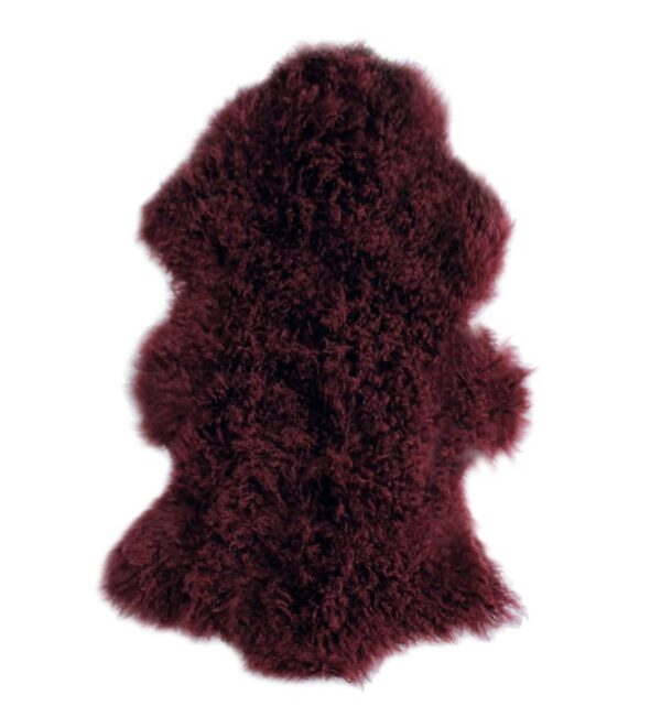 Tibetan Fur Hide - Plum