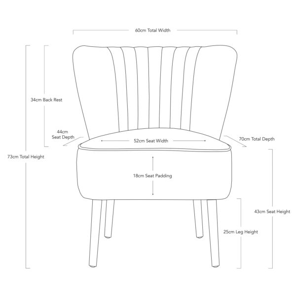 Ivy Green Slipper Chair