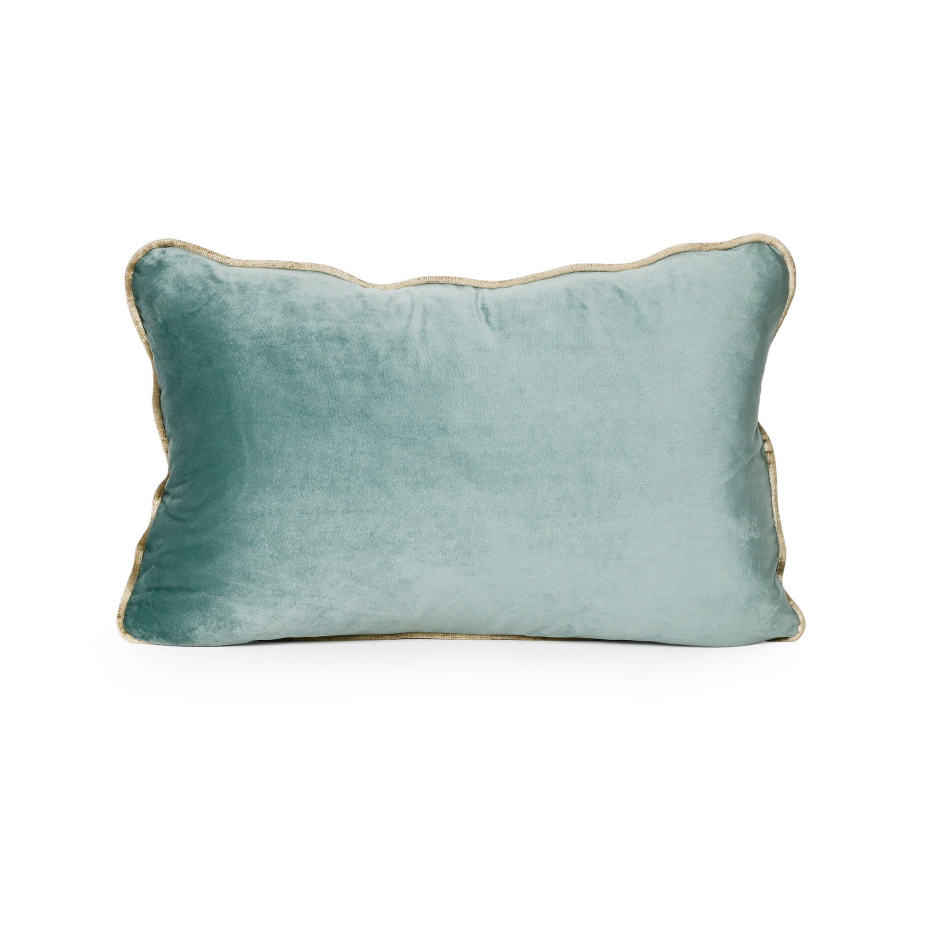 Aqua Green Velvet Cushion